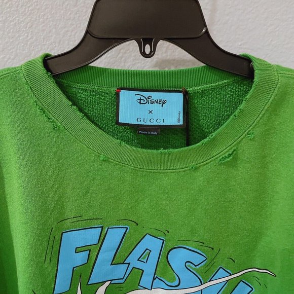 HOST PICK Gucci x Disney Donald Duck Sweatshirt in Green NEW WITH TAGS - Picture 2 of 6
